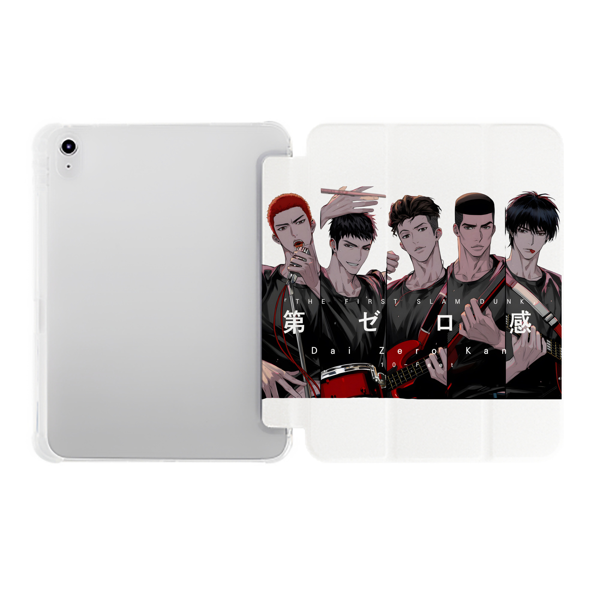 （画像用） SLAM DUNK／スラムダンク IPad ケース ペン収納付き 三つ折りスタンド PUレザー×シリコン 対応機種9.5/10.5/10.9インチ